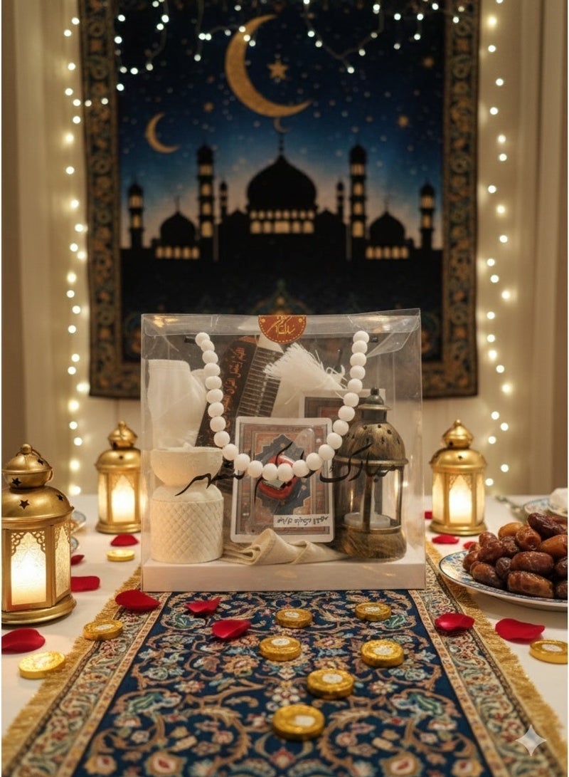 Islamic Ramadan Gift Set – Pack of 6 with Tasbih, LED Lantern & Digital Tasbeeh Counter - Image 4